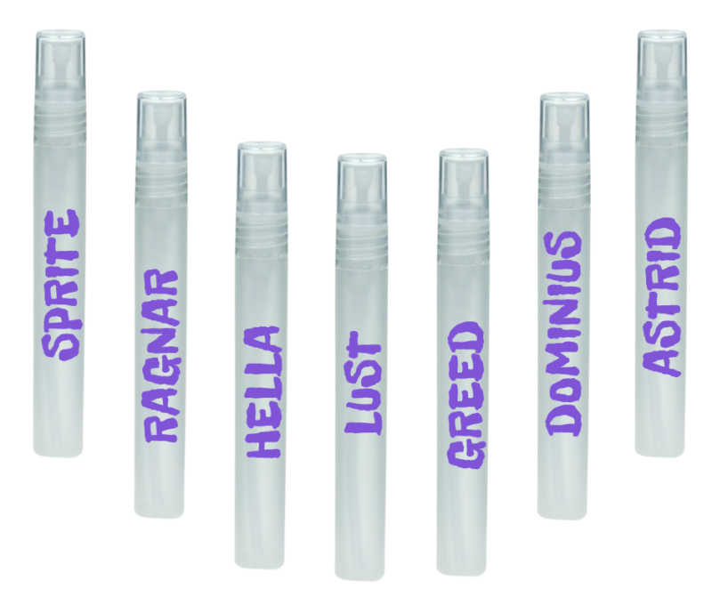 Zestaw: Greed (10 ml) + Hella (10 ml) + Lust (10 ml) + Ragnar (10 ml) + Dominus (10 ml) + Sprite (10 ml) + Astrid  (10 ml)