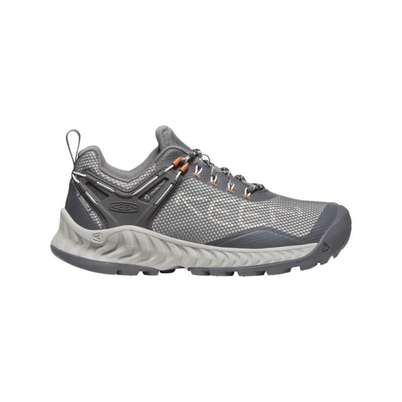 Buty trekkingowe damskie KEEN NXIS EVO WP - Szare - obrazek 3