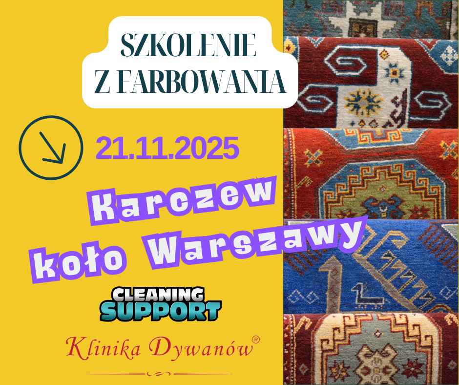 Farbowanie dywanów, wykładzin i tapicerek (21.11.2025)